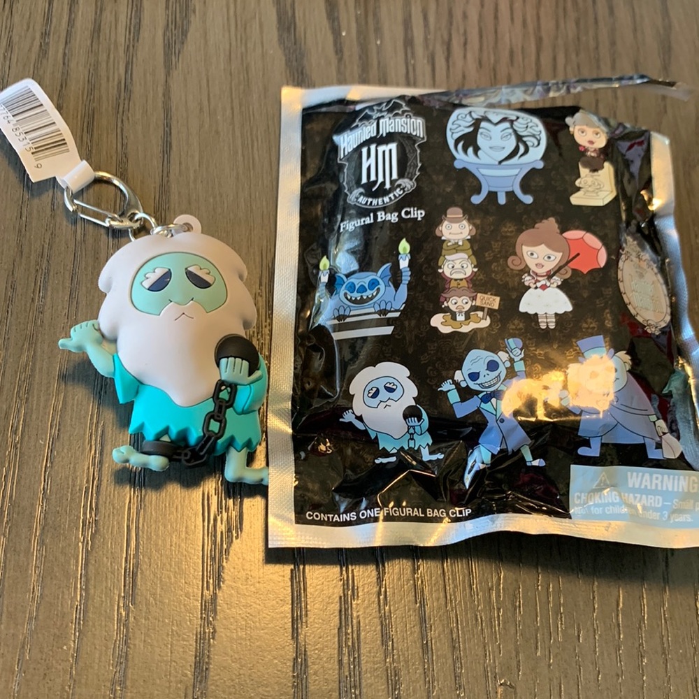 Disney Haunted Mansion Figural Bag Clip - Hitchhiker 1 Gus